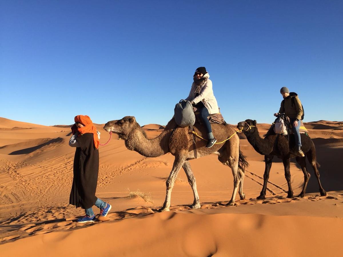 فندق Sahara Camel Tours Camp مرزوكة المظهر الخارجي الصورة